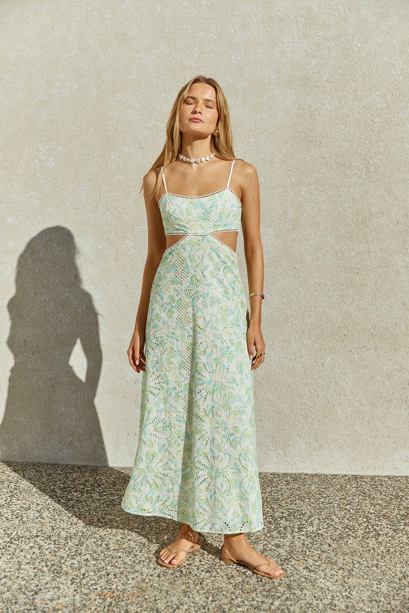 Zahara Maxi Dress Green - Image 4